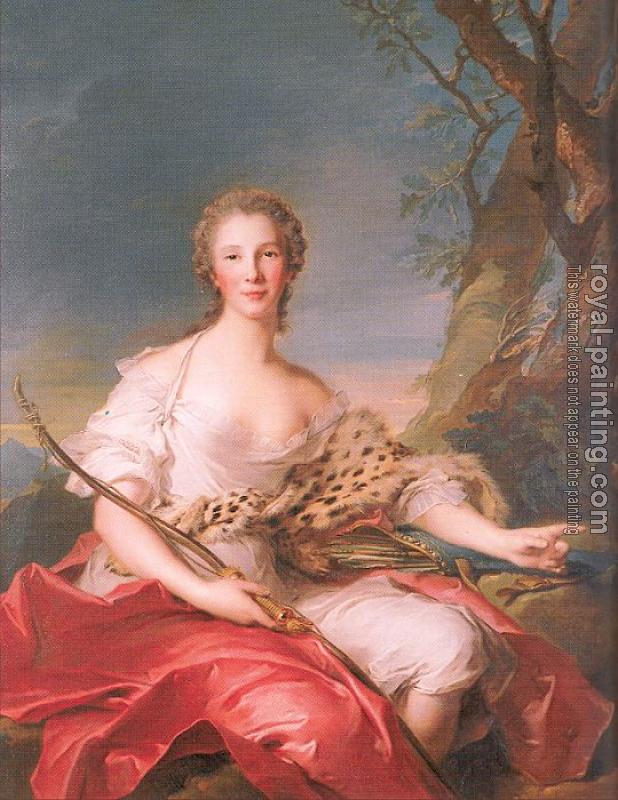 Jean Marc Nattier : Madame Bouret as Diana Jean Marc Nattier : Madame Bouret as Diana
